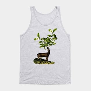 Deer with camellias Tank Top